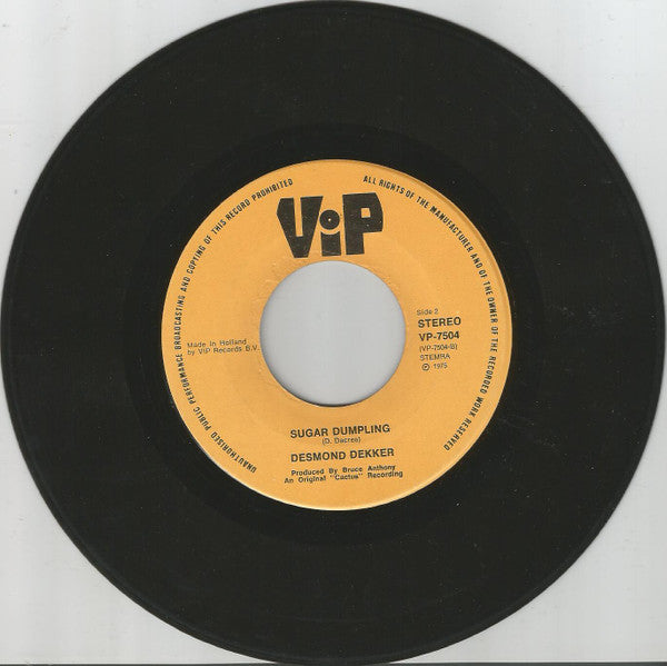 Desmond Dekker -Israelites / Sugar Dumpling