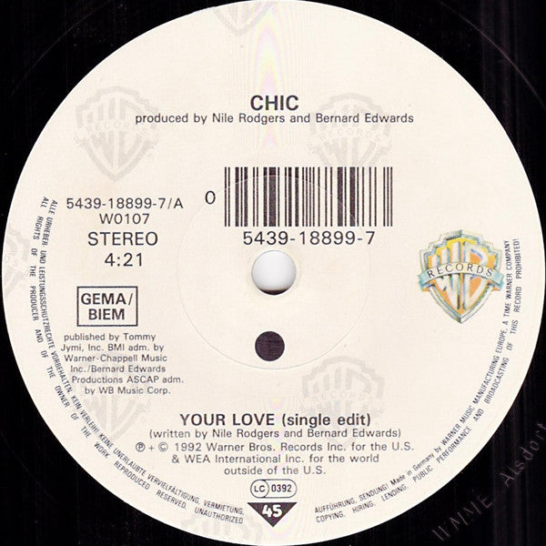 Chic - Your Love