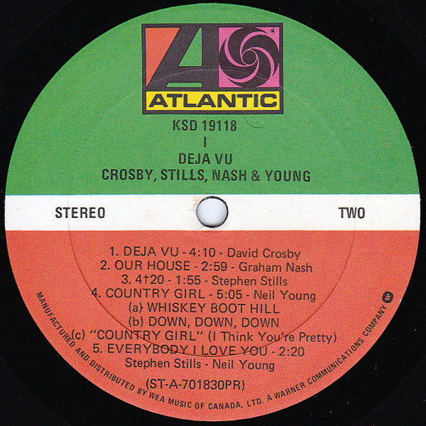 Crosby, Stills, Nash & Young / Dallas Taylor & Greg Reeves -Déjà Vu