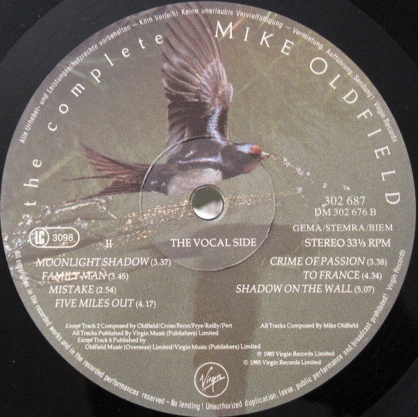 Mike Oldfield -The Complete Mike Oldfield