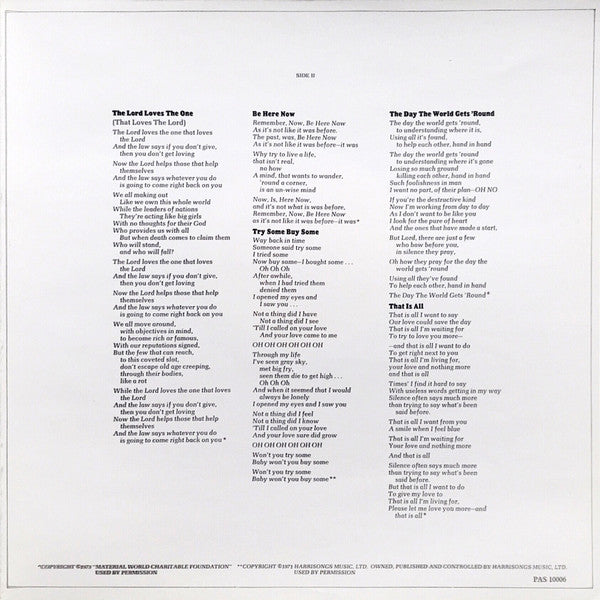 George Harrison -Living In The Material World