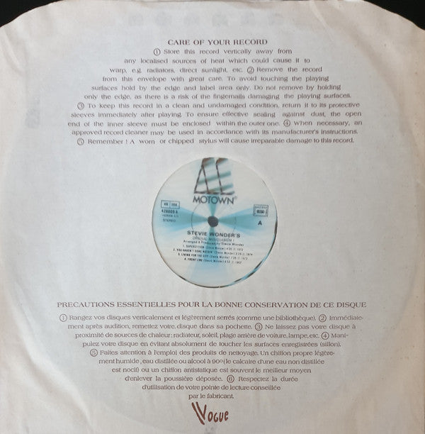 Stevie Wonder - Stevie Wonder's Original Musiquarium 1