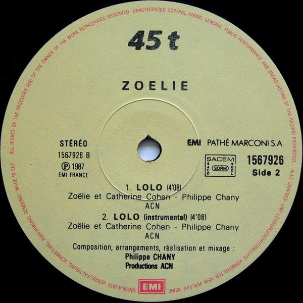 Zoëlie -Lolo