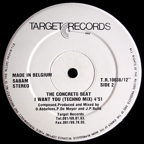 The Concrete Beat - I Want You !