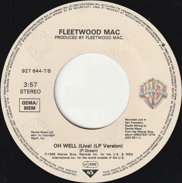 Fleetwood Mac -As Long As You Follow