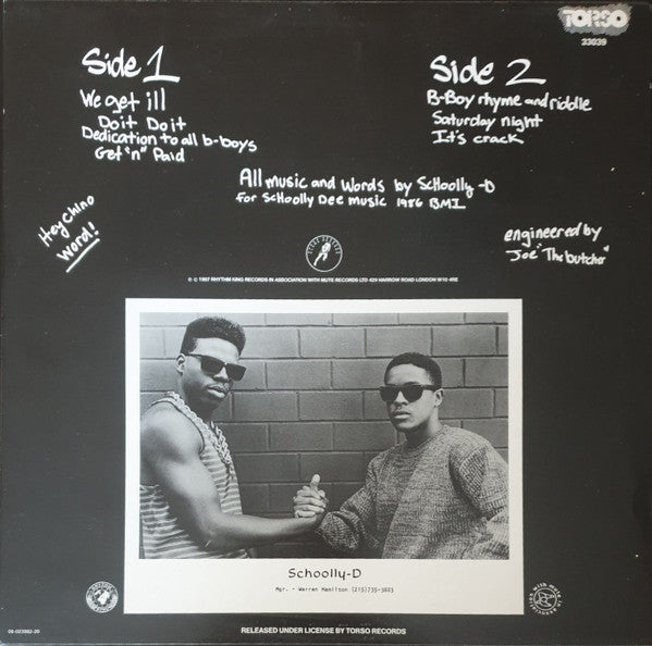 Schoolly D - Saturday Night! - The Album