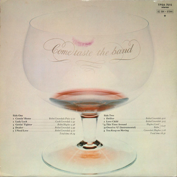 Deep Purple -Come Taste The Band