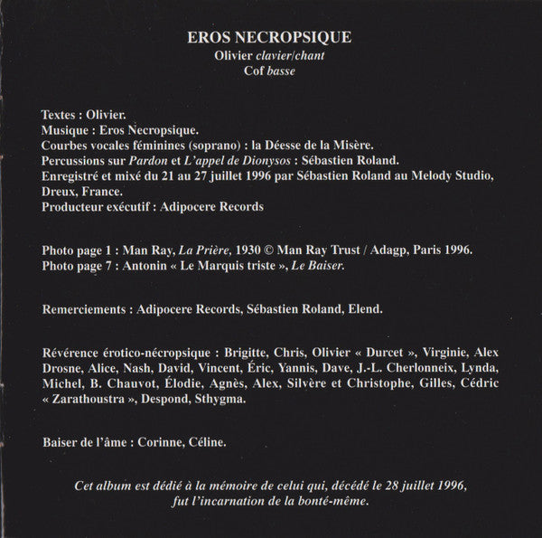Eros Necropsique -Charnelle Transcendance