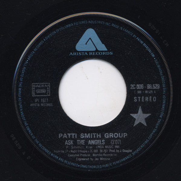 Patti Smith Group -Ask The Angels / Time Is On My Side