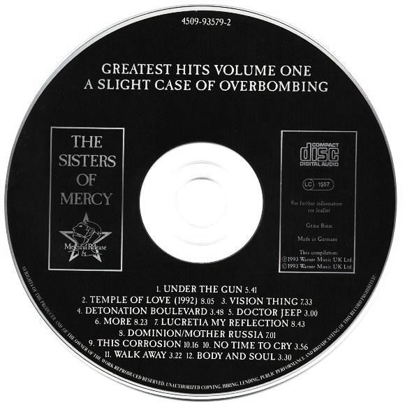 The Sisters Of Mercy -Greatest Hits Volume One (A Slight Case Of Overbombing)