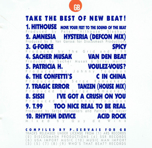 Various -Summer (New) Beat (Take The Best Of New Beat !)