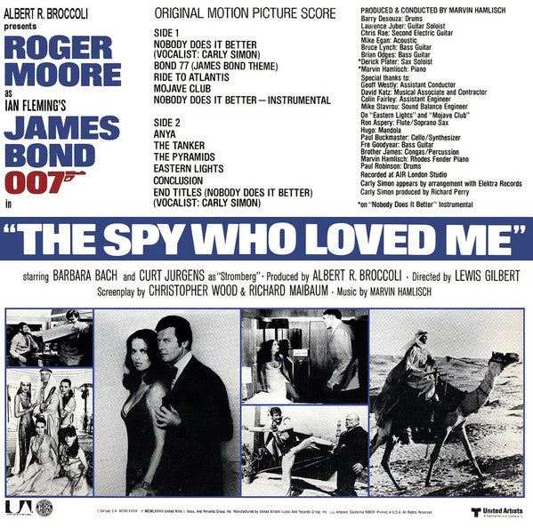 Marvin Hamlisch -The Spy Who Loved Me (Original Motion Picture Score)