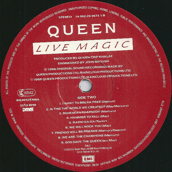 Queen -Live Magic