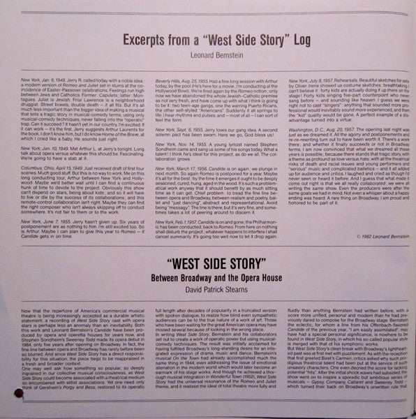 Leonard Bernstein -West Side Story