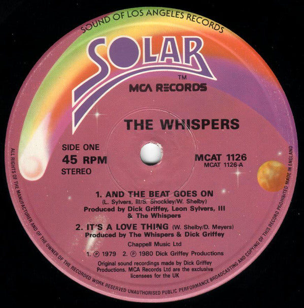 The Whispers - And The Beat Goes On