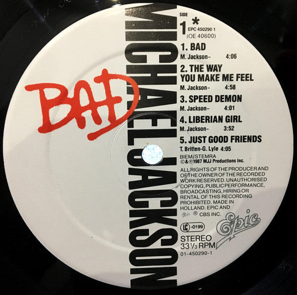 Michael Jackson -Bad