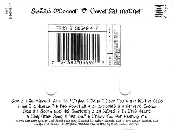 Sinéad O'Connor - Universal Mother