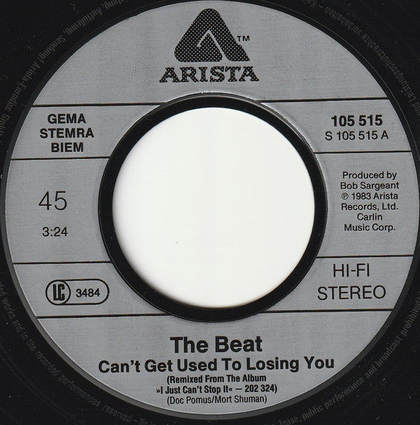 The Beat (2) -Can't Get Used To Losing You (1983 Remix Version)