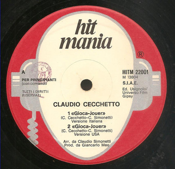 Claudio Cecchetto -Gioca-Jouer