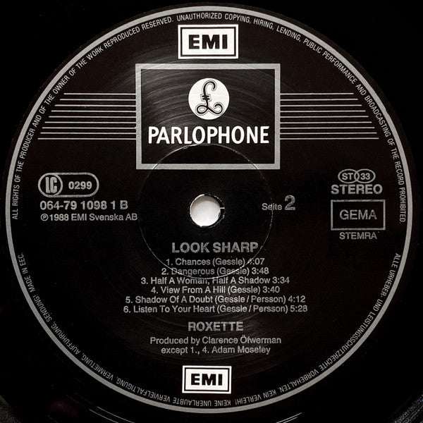 Roxette -Look Sharp!