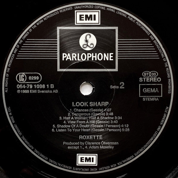 Roxette -Look Sharp!