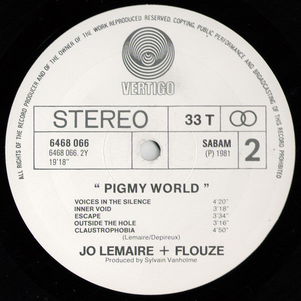 Jo Lemaire + Flouze -Pigmy World