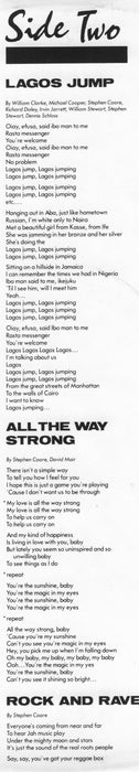Third World -All The Way Strong