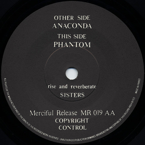 The Sisters Of Mercy -Anaconda / Phantom