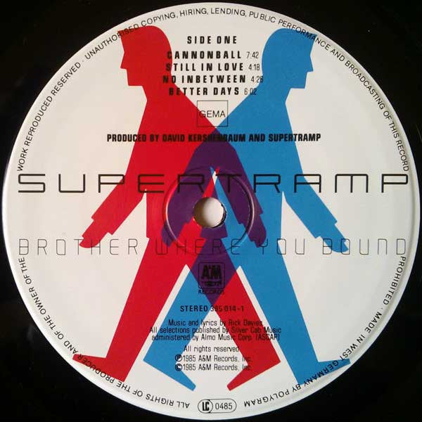 Supertramp -Brother Where You Bound
