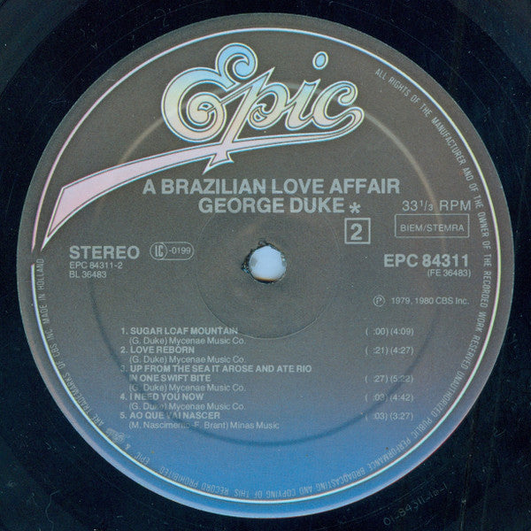 George Duke -A Brazilian Love Affair