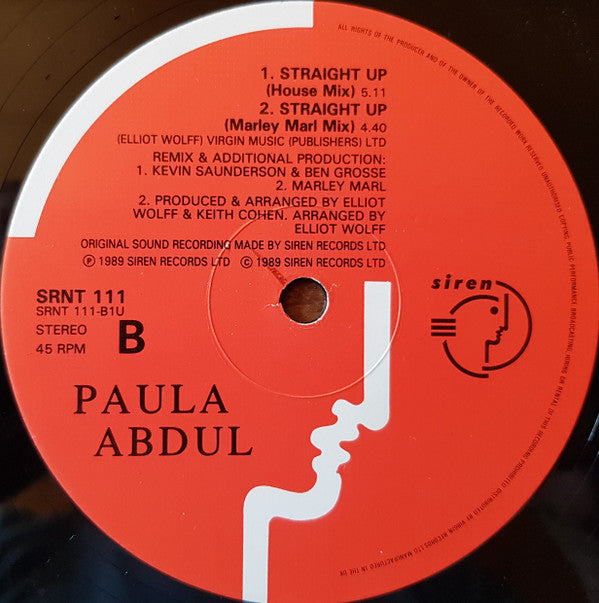 Paula Abdul -Straight Up