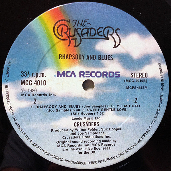 The Crusaders -Rhapsody And Blues