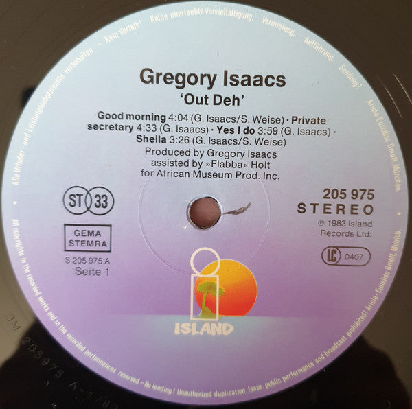 Gregory Isaacs -Out Deh!