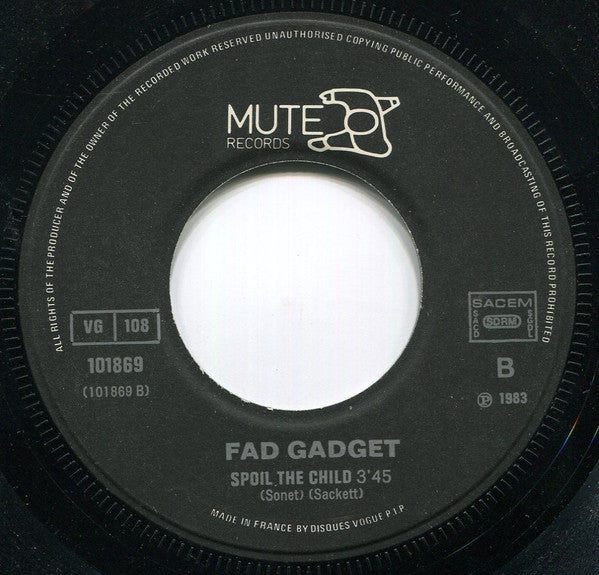 Fad Gadget -Collapsing New People
