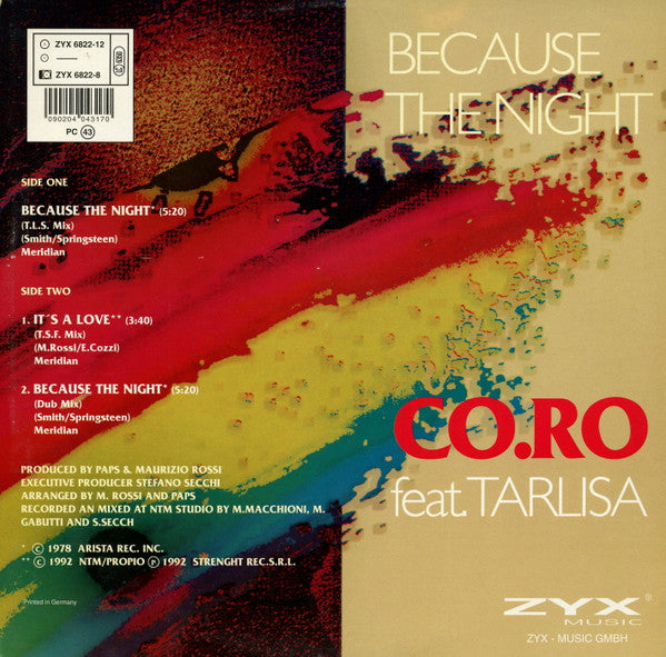 CO.RO* Feat. Tarlisa* -Because The Night