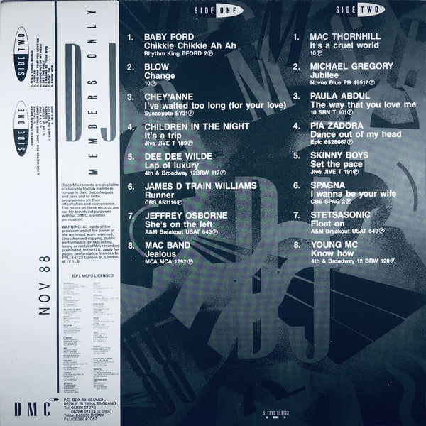 Various -November 88 - Previews