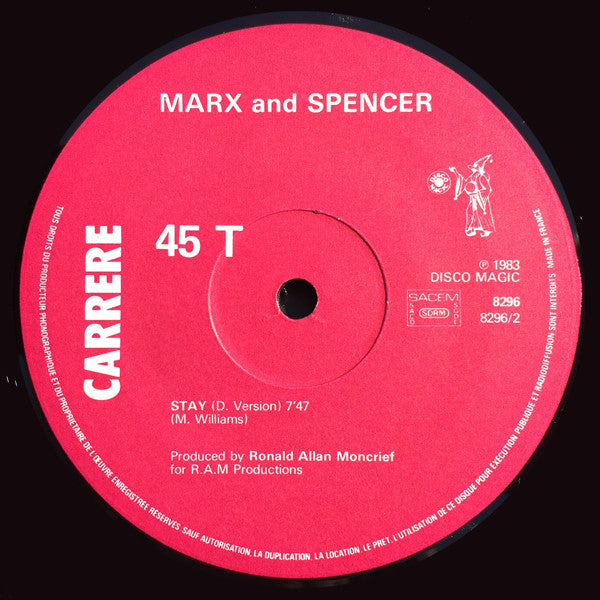 Marx &amp; Spencer - Stay