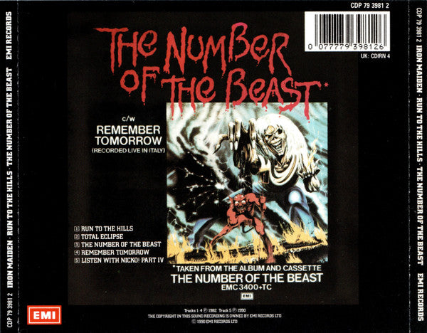 Iron Maiden -Run To The Hills · The Number Of The Beast