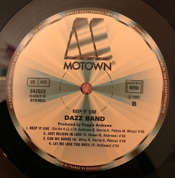 Dazz Band -Keep It Live