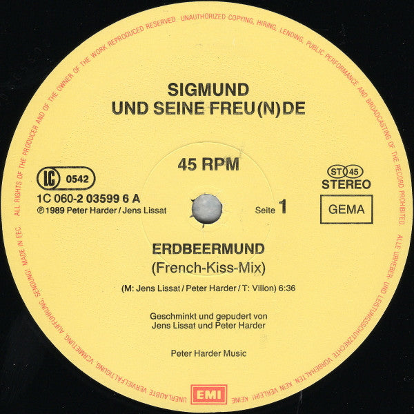 Sigmund Und Seine Freu(n)de* -Erdbeermund