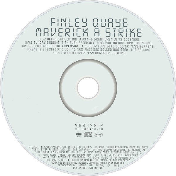 Finley Quaye -Maverick A Strike