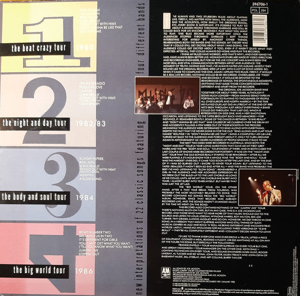Joe Jackson -Live 1980/86