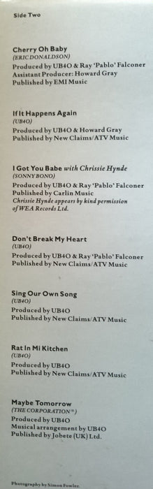 UB40 - The Best Of UB40 - Volume One