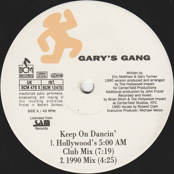 Gary's Gang -Keep On Dancin' 1990