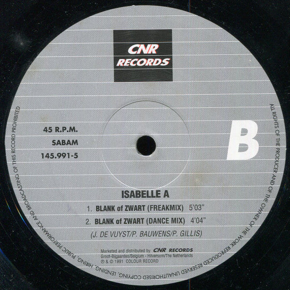 Isabelle A -Blank Of Zwart