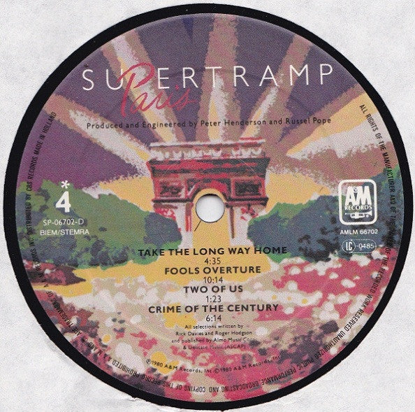 Supertramp -Paris