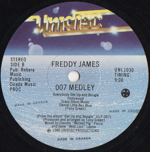 Freddie James -007 Medley