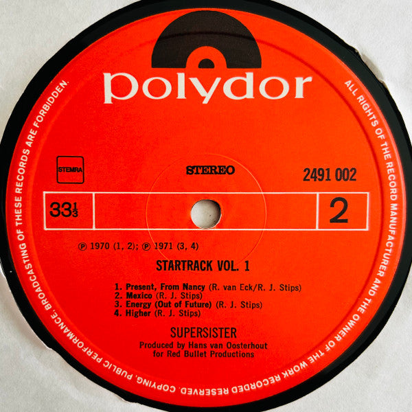 Supersister (2) -Startrack Vol. 1