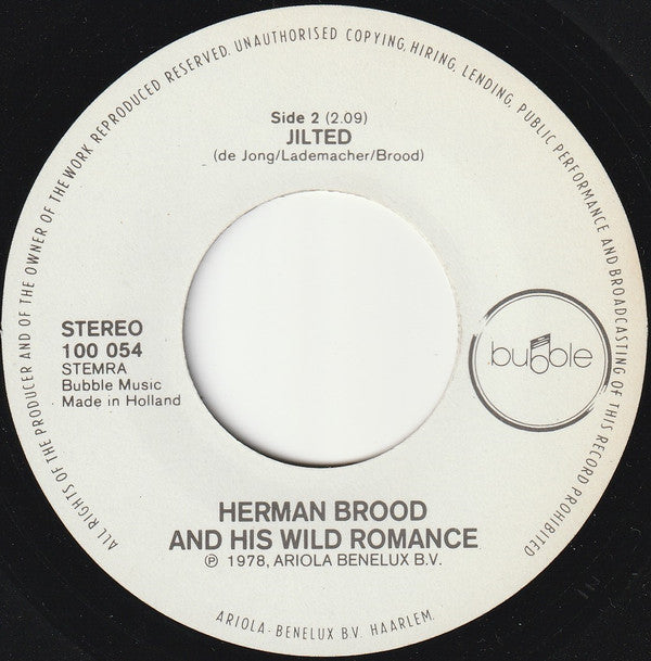 Herman Brood & His Wild Romance -Still Believe