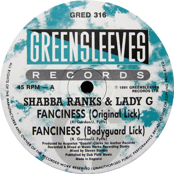 Shabba Ranks & Lady G -Fanciness